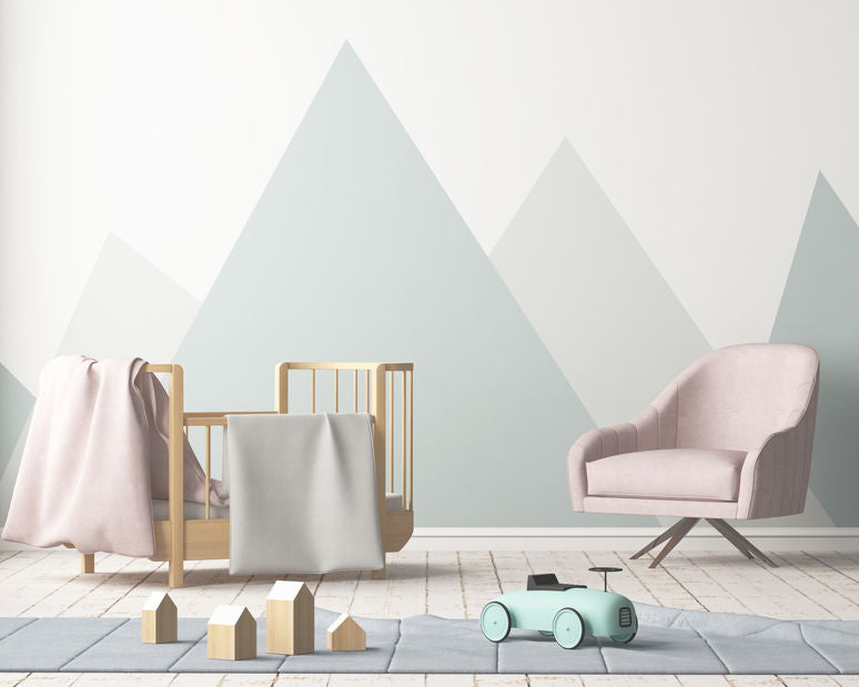 Babykamer in Scandinavische stijl