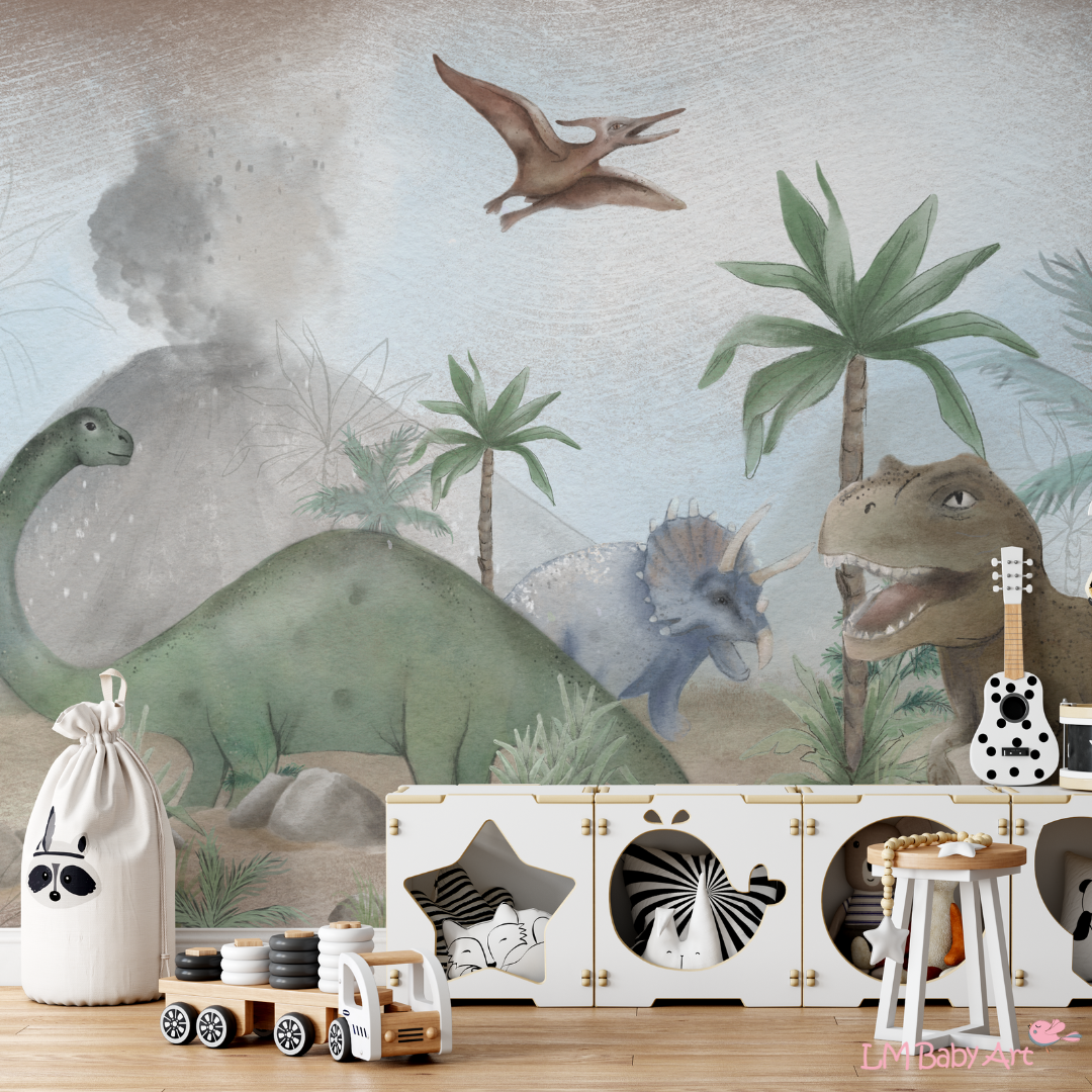 De nieuwe collectie van LM Baby Art: Het dino thema
