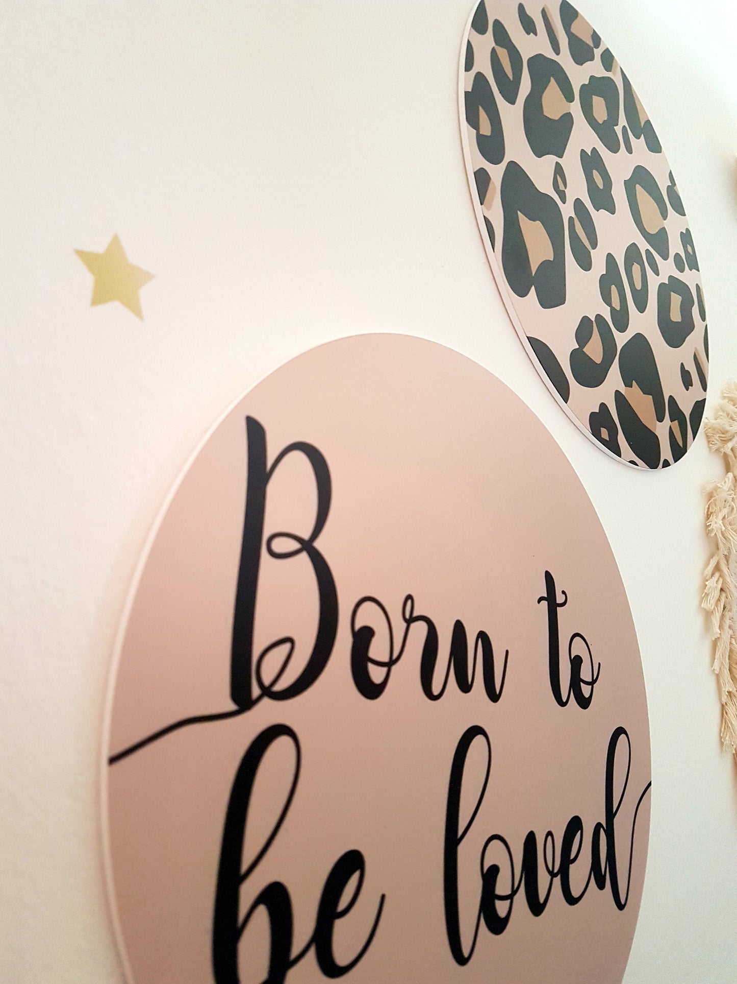Muurcirkel panterprint | Diverse varianten - LM Baby Art