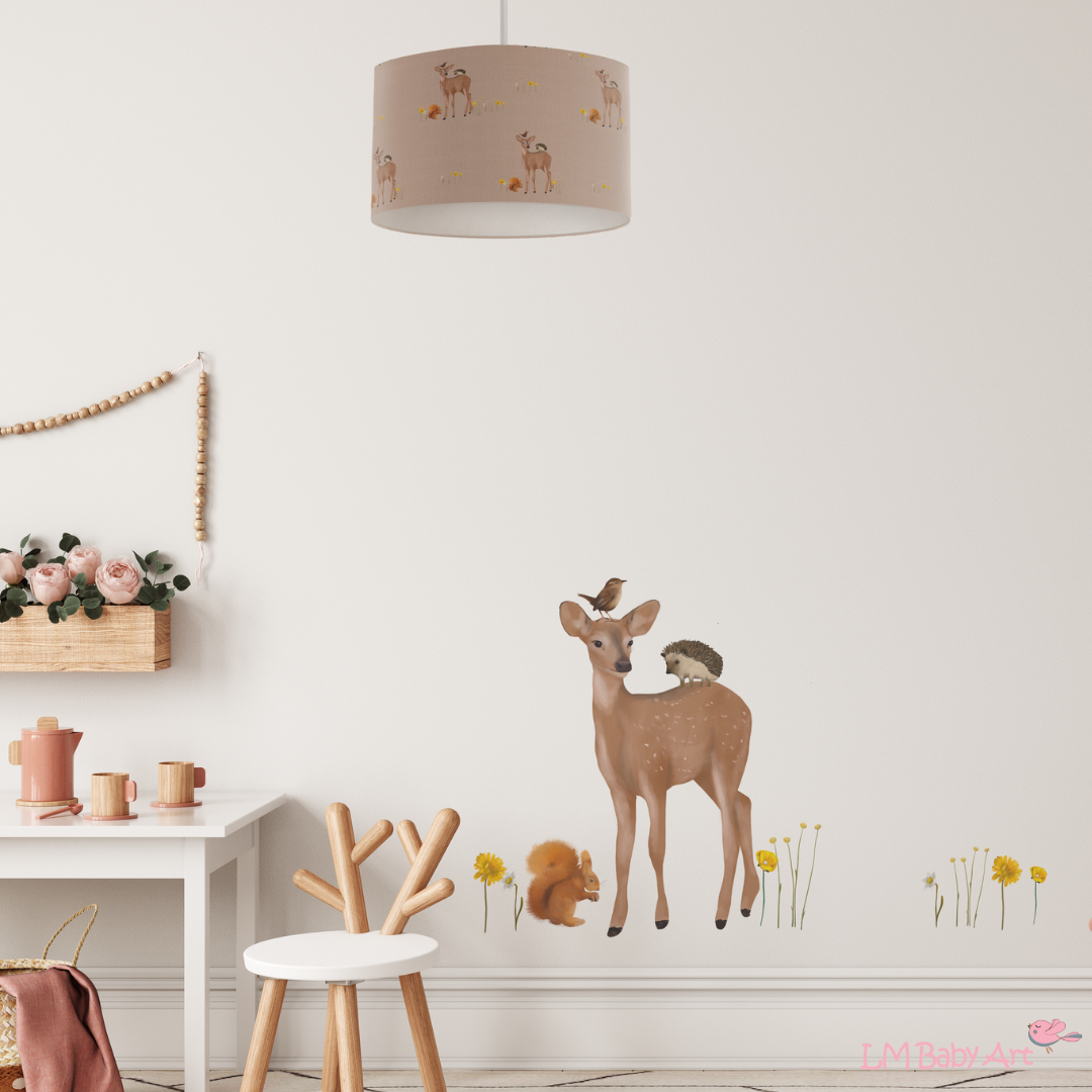 Bosdieren muursticker set - LM Baby Art