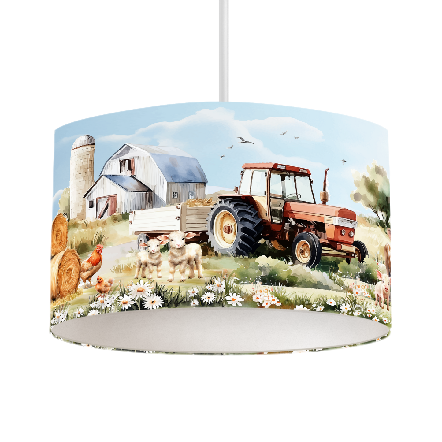Hanglamp Boerderijdieren | Boerderij hanglamp - LM Baby Art