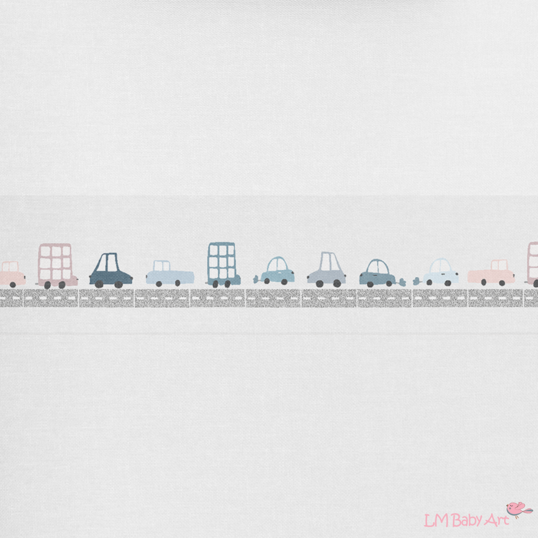 Wieglaken auto patroon