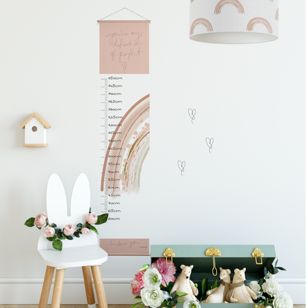 Groeimeter regenboog - LM Baby Art