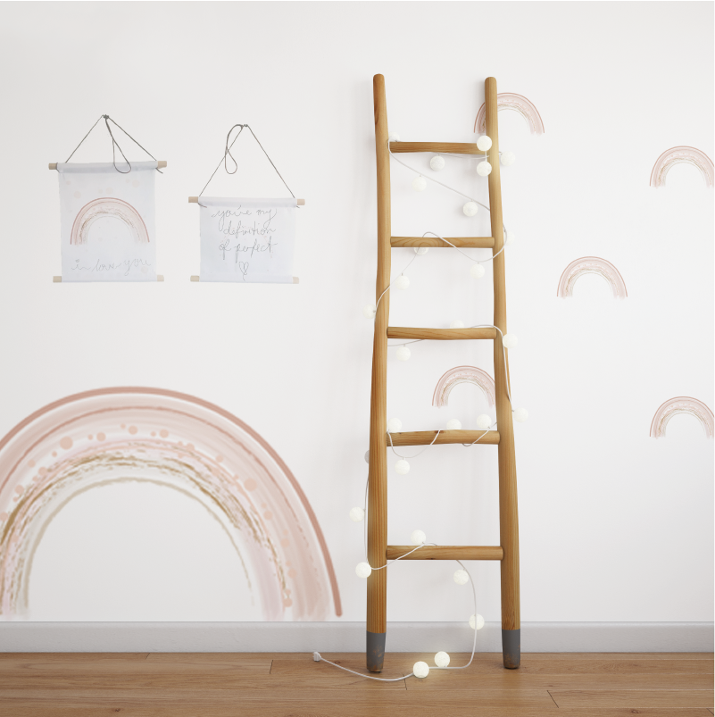 Regenboog thema kinderkamer