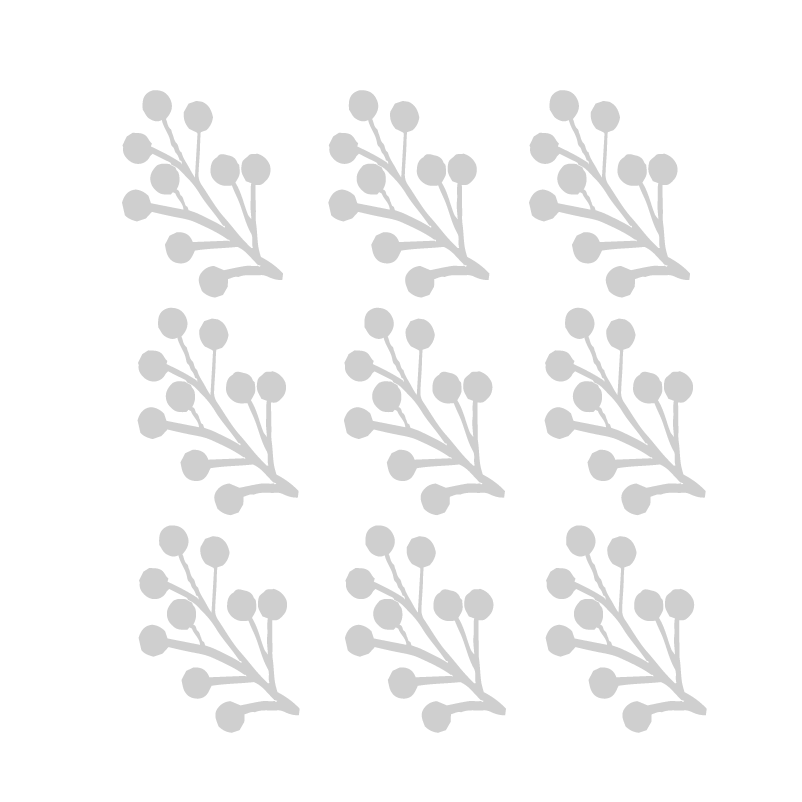 Grijze takjes muurstickers - LM Baby Art