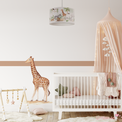 Giraf muursticker babykamer - LM Baby Art 