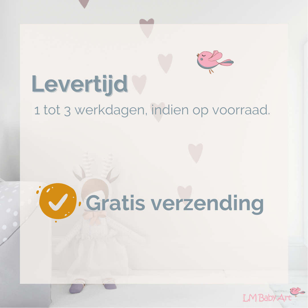 Hartjes muurstickers | Diverse varianten - LM Baby Art