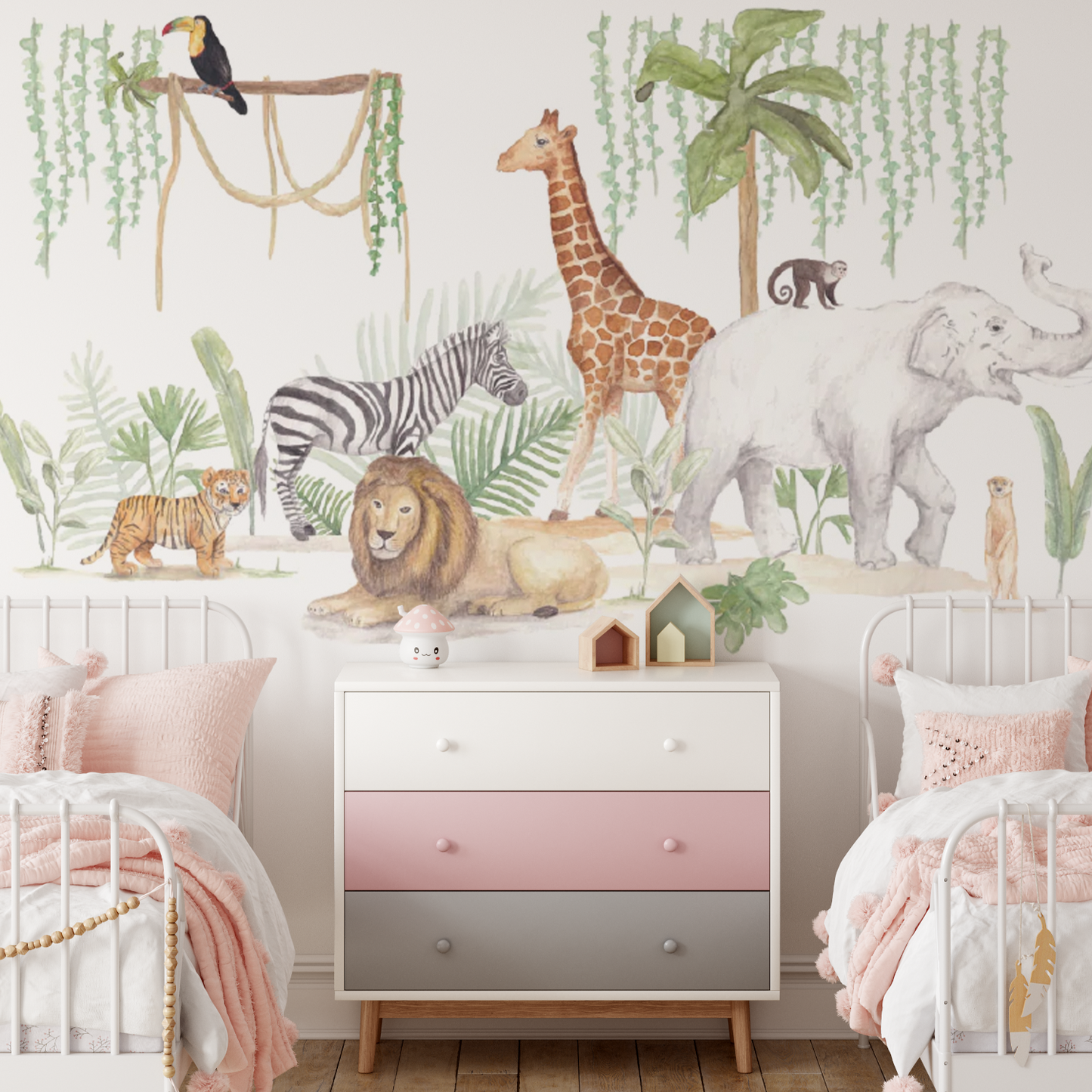 Safari muursticker set