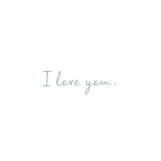 Tekst muursticker - I love you.. - LM Baby Art