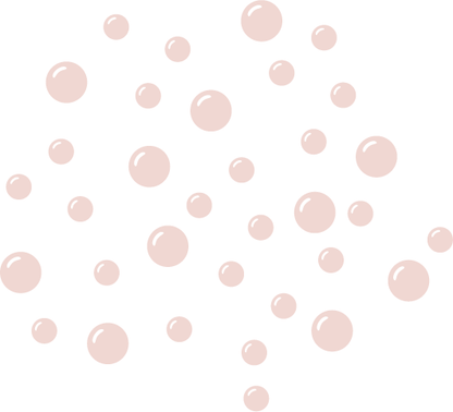 Fishie Fishies bubbel muurstickers zalm roze