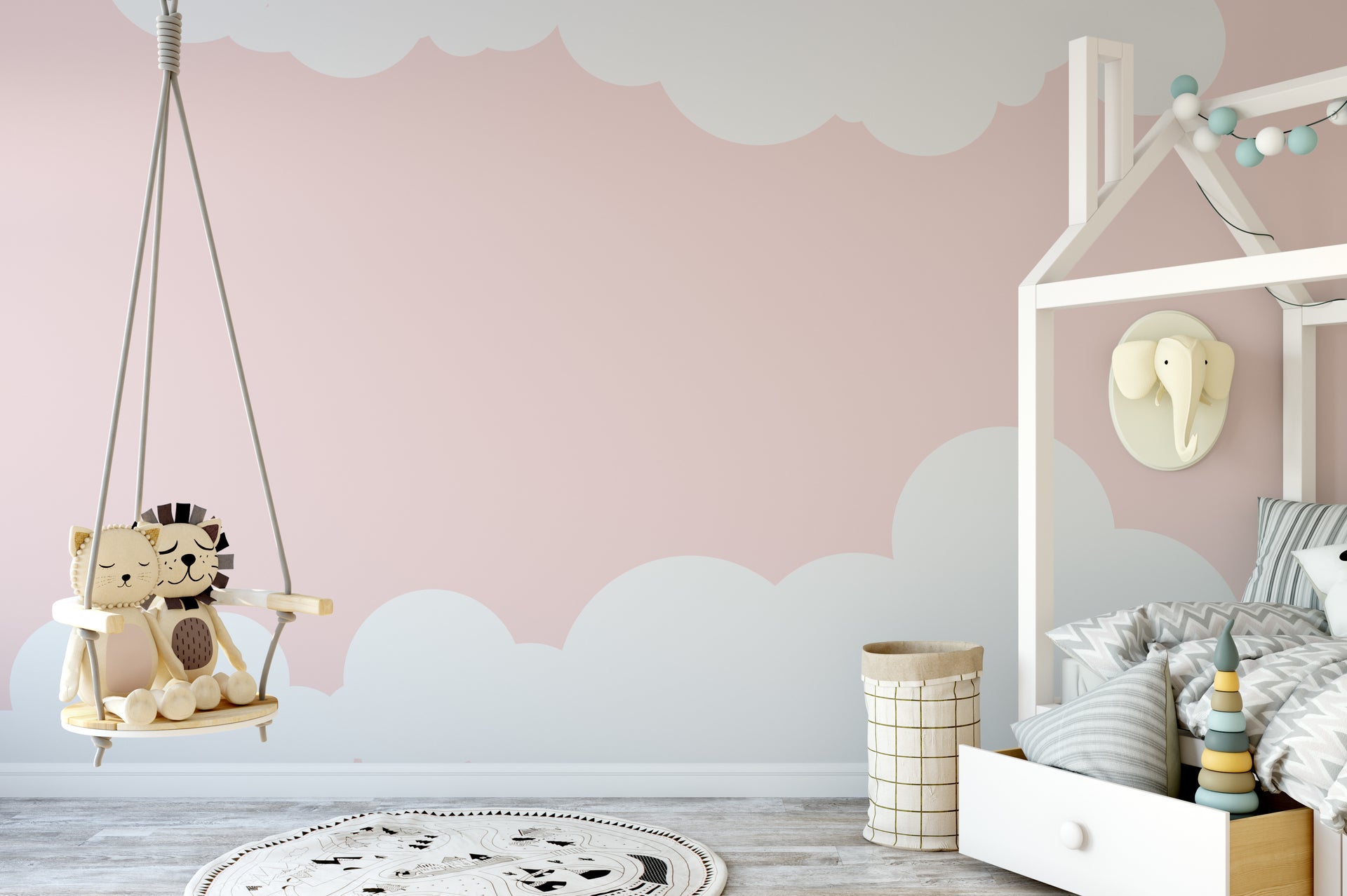 DECOWALL SG2-2417 Crayon de couleur autocollant d'apprentissage mural pour crèche décoration de la maison chambre de bébé salle de classe salle de jeux