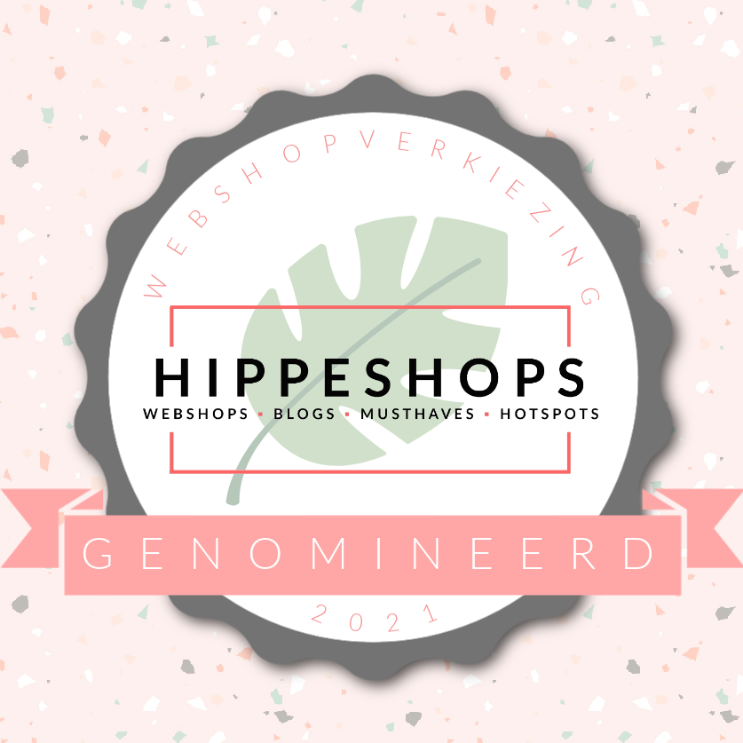 HOERA! Wij zijn genomineerd: Next Hippest Shop 2021 Webshopverkiezing