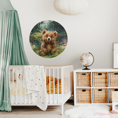 Muurcirkel berenbos - LM Baby Art 