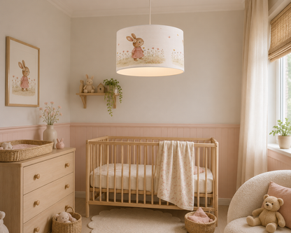 Hanglamp Konijntje bloemenweide