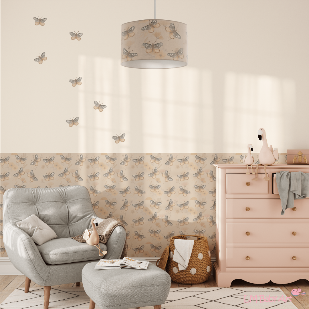 hanglamp vlinders kinderkamer