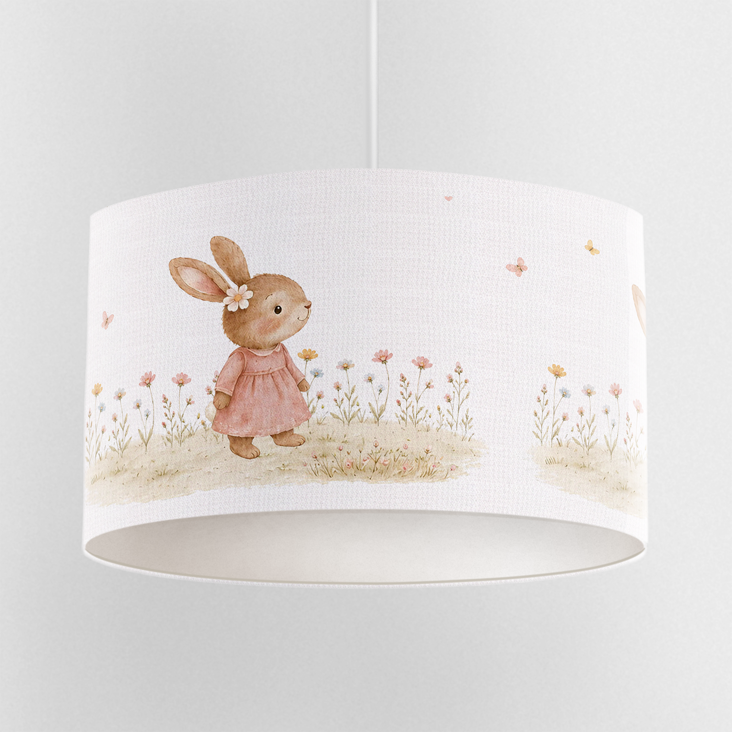 Hanglamp Konijntje bloemenweide