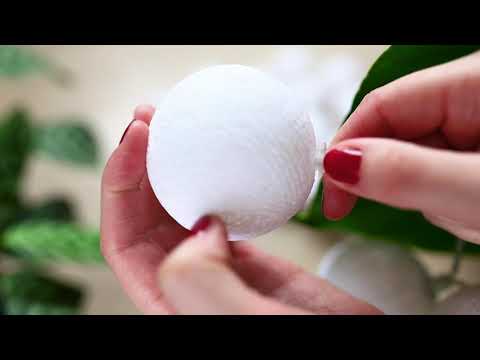 Cotton ball lights lichtslinger bruin instructievideo