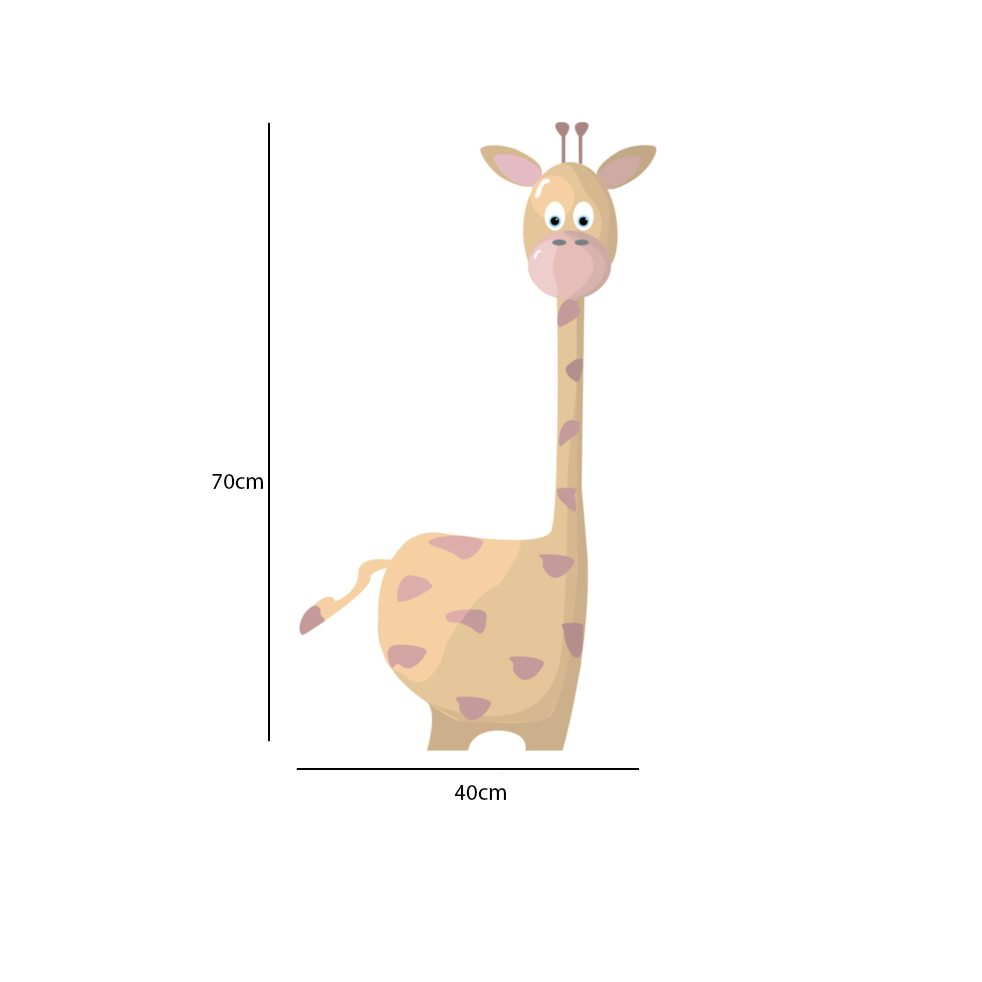 Jungly jungle - Giraf muursticker - LM Baby Art