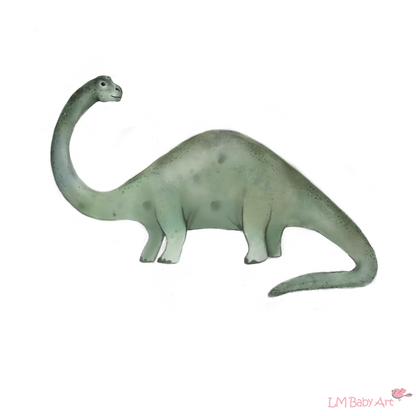 Dinosaurus muursticker Brontosaurus - LM Baby Art 