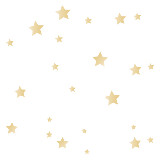 Gouden sterren muurstickers