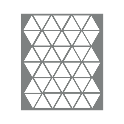Witte driehoek muurstickers 
