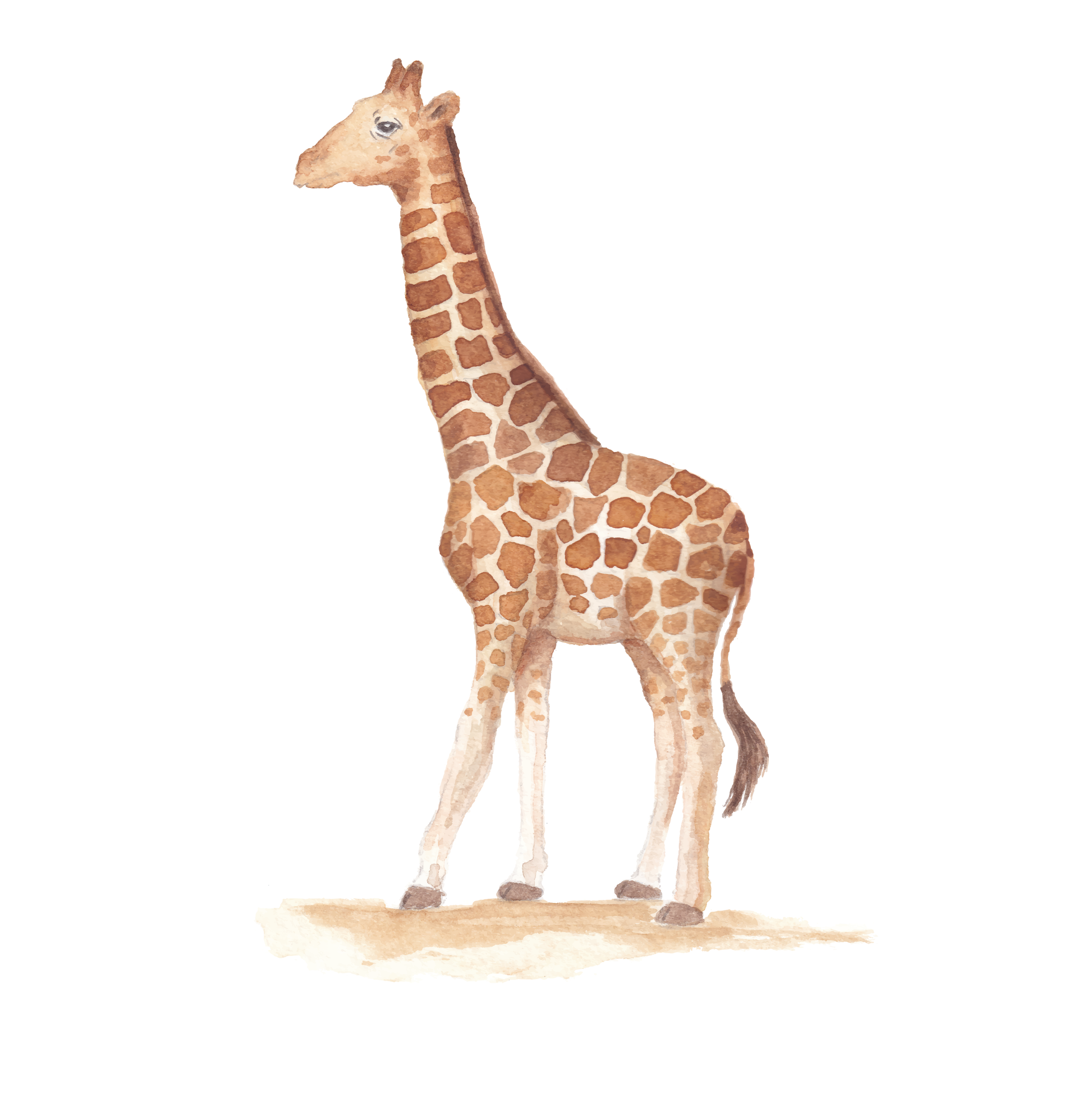 Giraf muursticker babykamer - LM Baby Art 