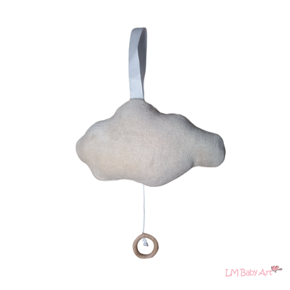Muziekhanger wolk - Walvis collectie - LM Baby Art | Muurdecoratie voor de allerkleinsten