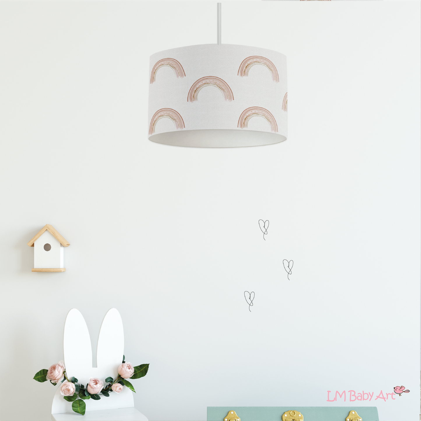 Hanglamp kleine regenbogen - LM Baby Art | Muurdecoratie voor de allerkleinsten