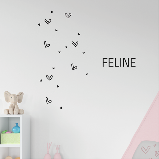 Hartjes muurstickers - LM Baby Art | Muurdecoratie voor de allerkleinsten